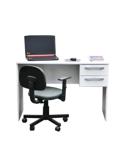 Escrivaninha ESC110 Branca Unibelle- 4x 74,75- Sem entrada.