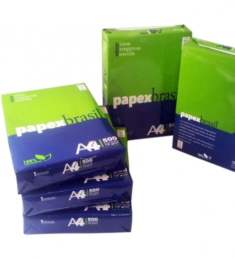 Papel A4 75grs, Pacote c/ 500 folhas, Papex Brasil