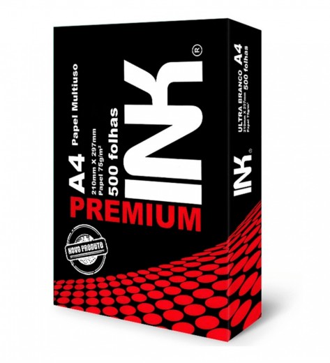 Papel Ink Premium A4 500 Folhas Gramatura