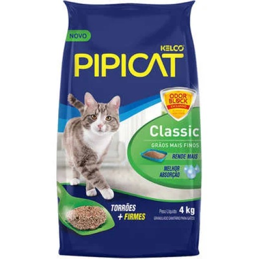 AREIA HIGIÊNICA PIPICAT 4KG