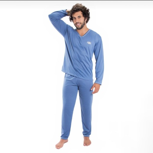Ref. 7026 - Pijama Masculino Longo