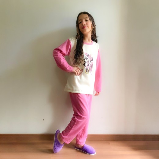Pijama Infantil Feminino e Masculino Flanelado